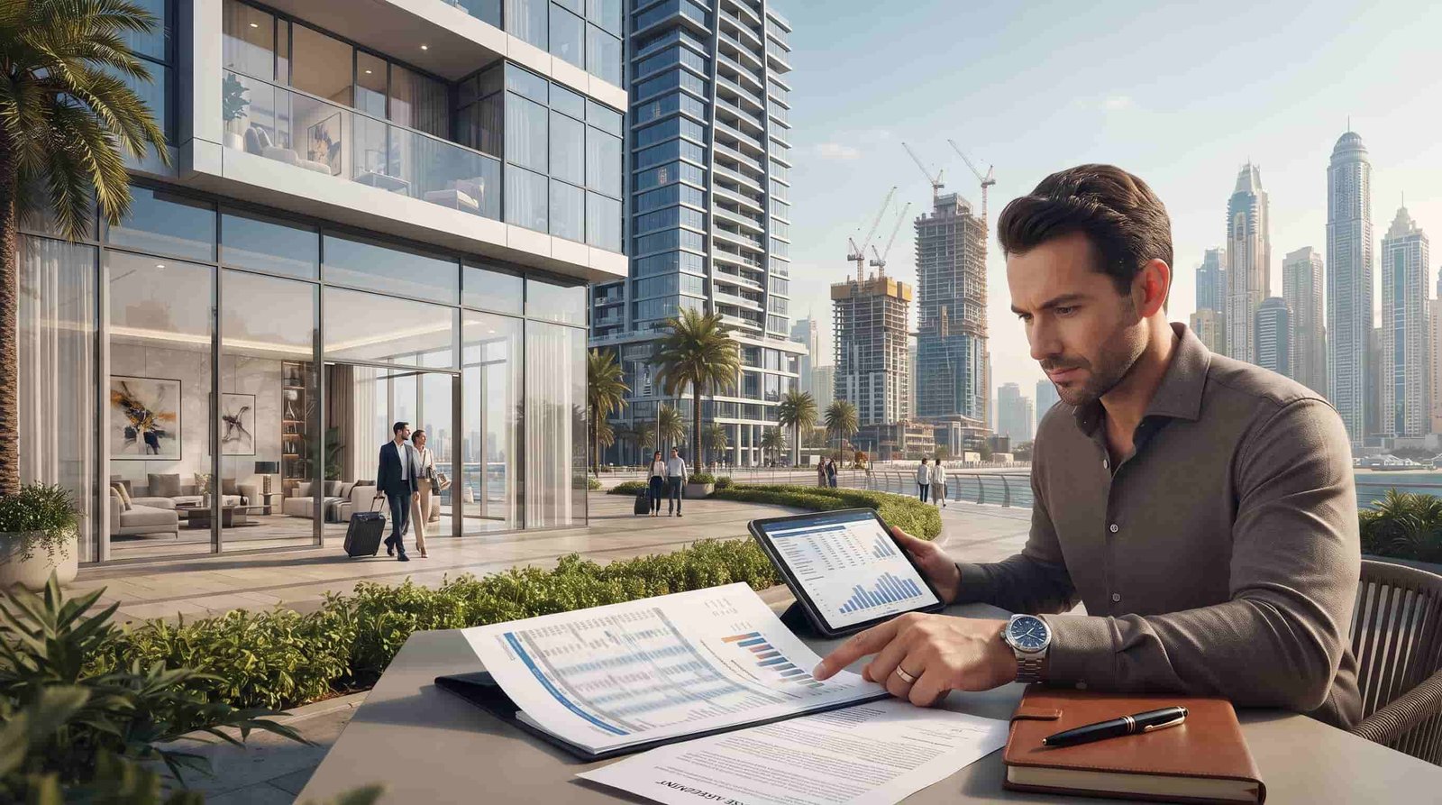 Dubai property returns from rental income and capital growth