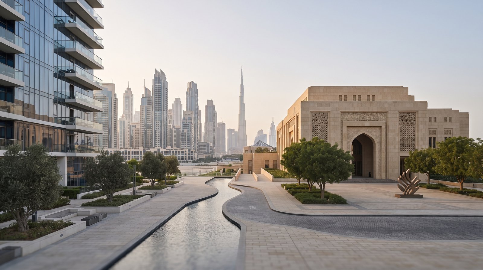 UAE Golden Visa and citizenship represented through Dubai residency concept